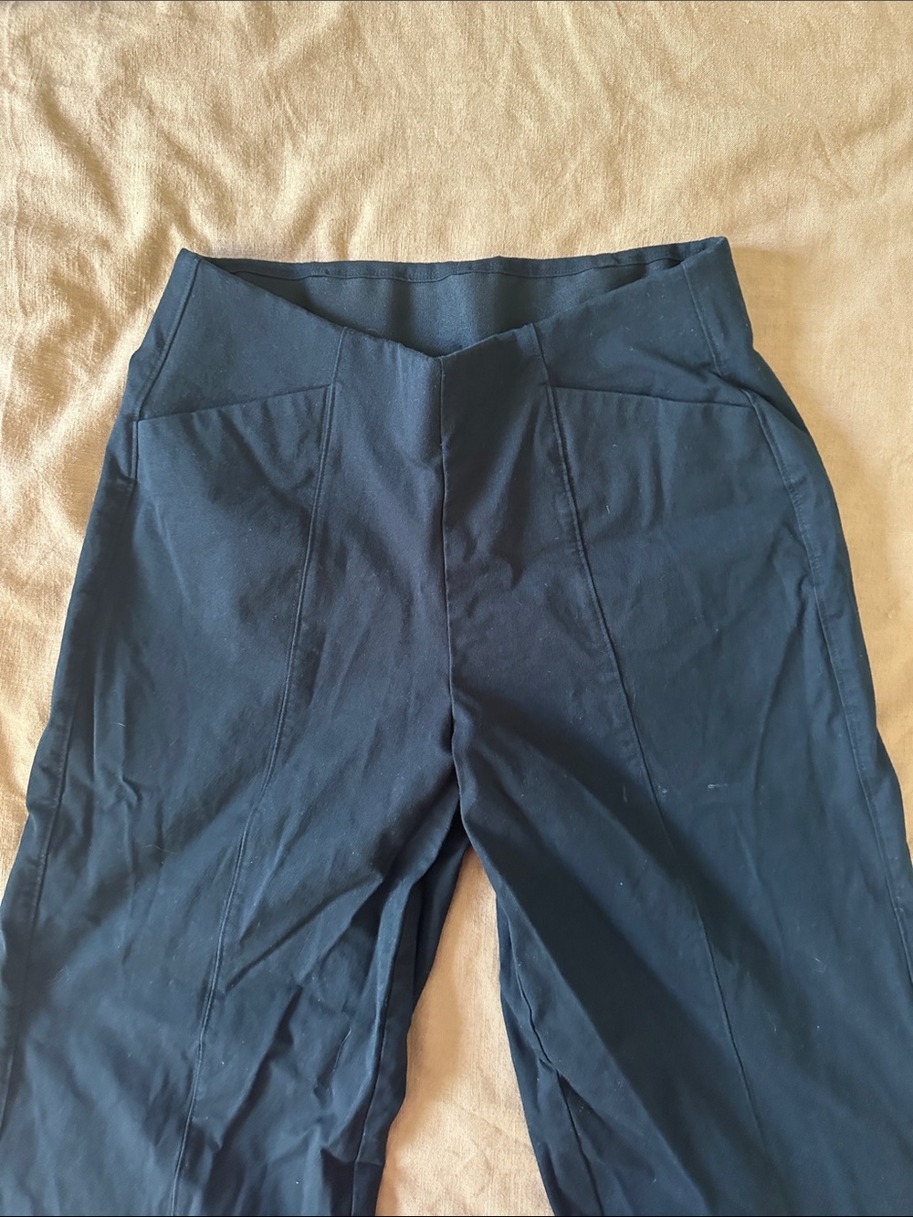 Old Navy Black High-Rise Wide Leg Pants